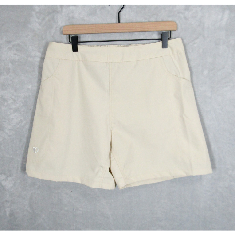 Pearl Izumi Cycling Shorts Womens XL Casual Pockets Beige Cream Outdoor Exercise